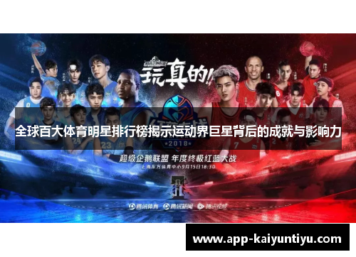 全球百大体育明星排行榜揭示运动界巨星背后的成就与影响力 全球百大体育明星排行榜揭示运动界巨星背后的成就与影响力